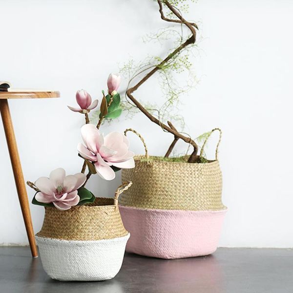 storage baskets mini bamboo foldable laundry straw patchwork wicker rattan seagrass belly flower pot planter handmade basket#30
storage baskets mini bamboo foldable laundry straw patchwork wicker rattan seagrass belly flower pot planter handmade basket#30