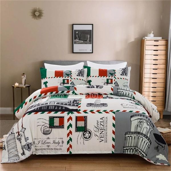 bedding sets luxury duvet cover set retro italia single double bed linen twin full king size kid boys teen bedclothes
bedding sets luxury duvet cover set retro italia single double bed linen twin full king size kid boys teen bedclothes
