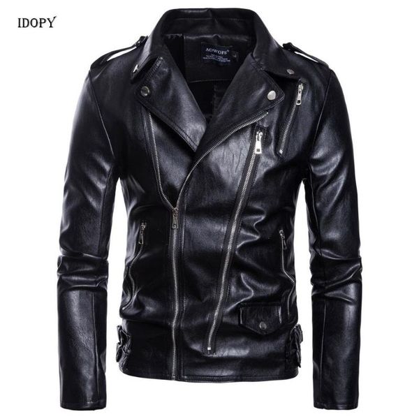 men's jackets idopy autumn winter faux leather coats multi pockets motorcycle jacket and coat for male plus size m-5xl, Black;brown
men's jackets idopy autumn winter faux leather coats multi pockets motorcycle jacket and coat for male plus size m-5xl, Black;brown