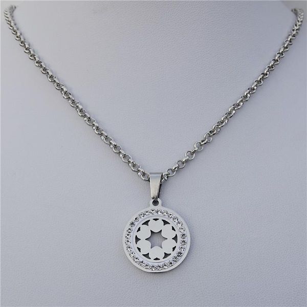 pendant necklaces stainless steel rhinestone hearts necklace clear jewelry for women girls gift 12 pcs/lot wholesale, Silver
pendant necklaces stainless steel rhinestone hearts necklace clear jewelry for women girls gift 12 pcs/lot wholesale, Silver