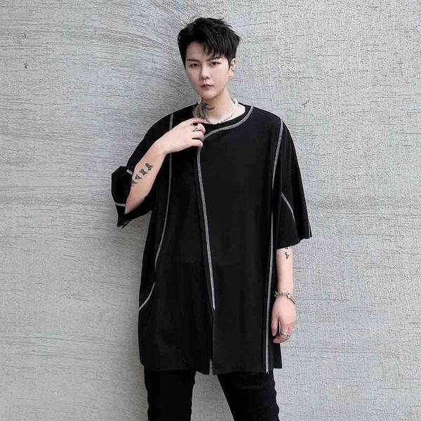 men's t-shirts summer cotton short-sleeved t-shirt men's fashion black casual t shirt men streetwear korean loose hip-hop tshirt m, White;black
men's t-shirts summer cotton short-sleeved t-shirt men's fashion black casual t shirt men streetwear korean loose hip-hop tshirt m, White;black