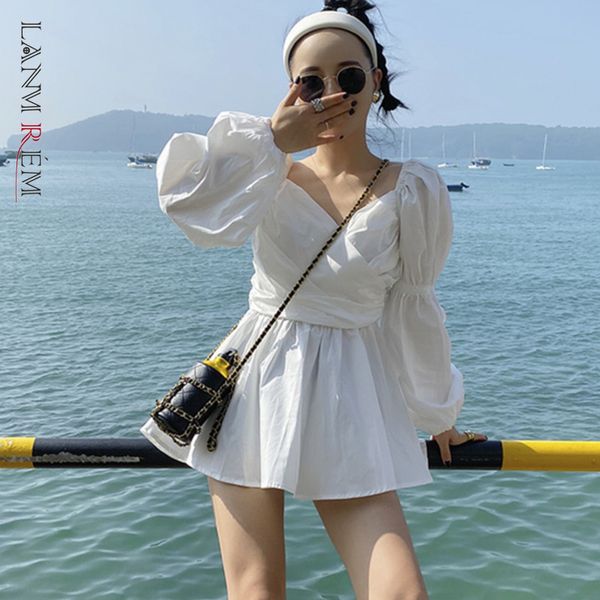 spring women shirts dress cute blouse v-neck long puff sleeve female korean style fashion tide 2a3549 210507, White
spring women shirts dress cute blouse v-neck long puff sleeve female korean style fashion tide 2a3549 210507, White
