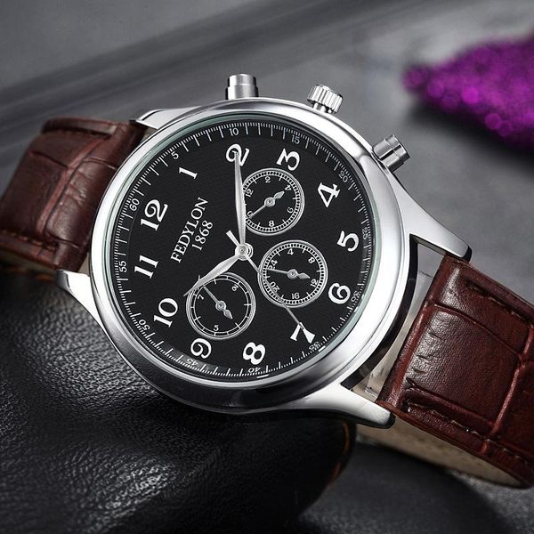 wristwatches relogio masculino 2021 fashion mens watches leather business watch men women quartz montre homme, Slivery;brown
wristwatches relogio masculino 2021 fashion mens watches leather business watch men women quartz montre homme, Slivery;brown