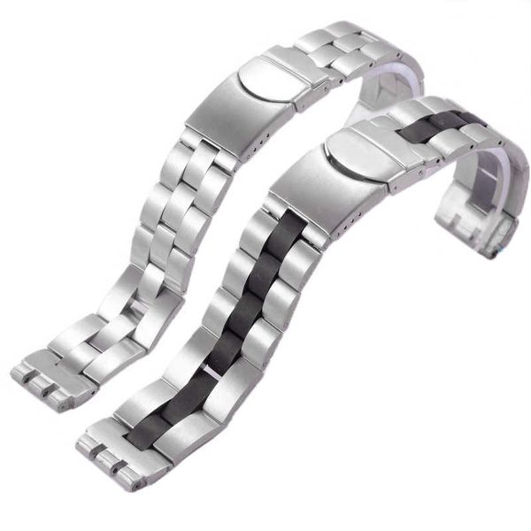 watch accessories for swatch ycs yas ygs irony strap silver solid stainless steel watchband men's /women's metal bracelet stock h0
watch accessories for swatch ycs yas ygs irony strap silver solid stainless steel watchband men's /women's metal bracelet stock h0