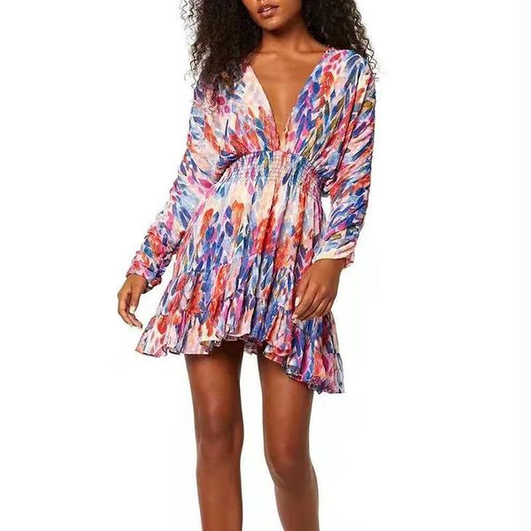 casual dresses summer 2021 women's color printing and dyeing a-shaped dress chiffon v-neck personalized commute elegant mini, Black;gray
casual dresses summer 2021 women's color printing and dyeing a-shaped dress chiffon v-neck personalized commute elegant mini, Black;gray