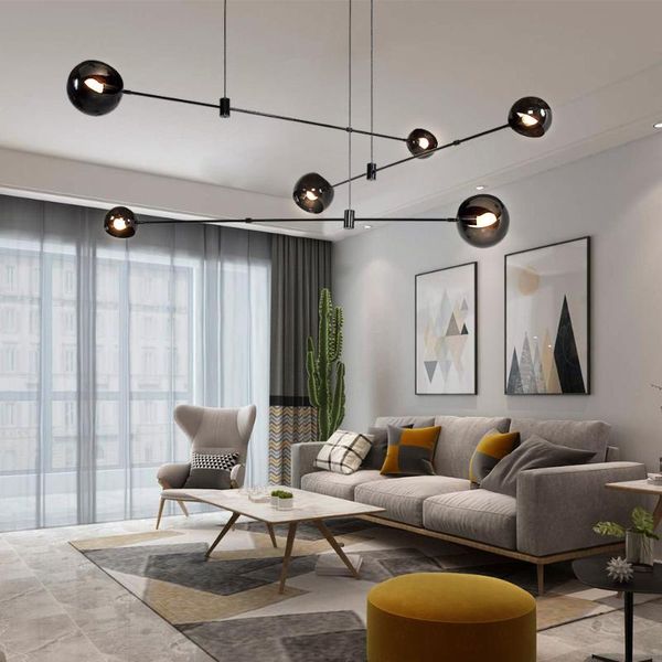 modern ceiling chandelier living room bedroom office dining led light lamp plating pearl black glass ball hanging fixture e27 chandeliers
modern ceiling chandelier living room bedroom office dining led light lamp plating pearl black glass ball hanging fixture e27 chandeliers