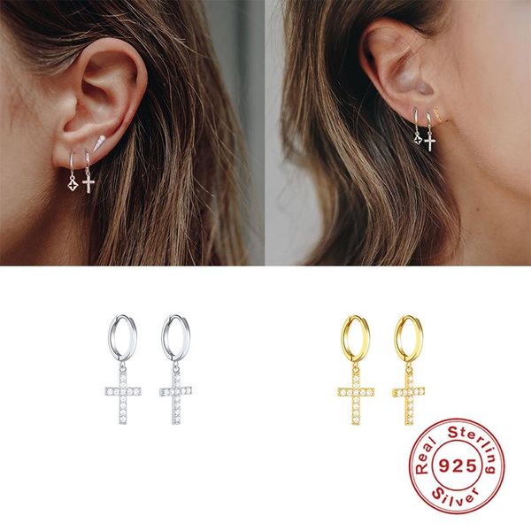 sterling silver small hoop earrings cartilage ear pierced cz zircon cross pendants wedding jewelry & huggie, Golden;silver
sterling silver small hoop earrings cartilage ear pierced cz zircon cross pendants wedding jewelry & huggie, Golden;silver