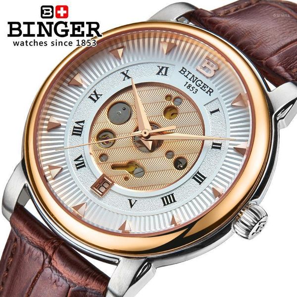 wrist watches male stainless steel skeleton switzerland automatic mechanical watch men reloj hombre sapphire waterproof b-1160-4 wristwatche, Slivery;brown
wrist watches male stainless steel skeleton switzerland automatic mechanical watch men reloj hombre sapphire waterproof b-1160-4 wristwatche, Slivery;brown