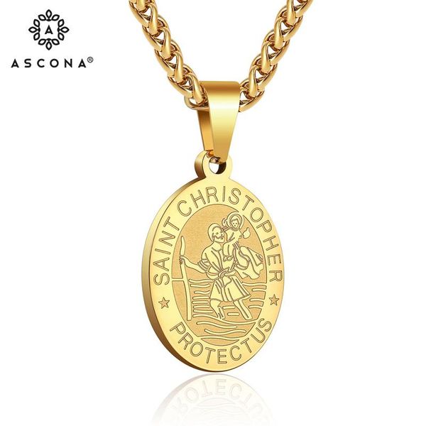 chains ascona stainless steel jewelry refined simple men's necklace retro trend wholesale religious stories, Silver
chains ascona stainless steel jewelry refined simple men's necklace retro trend wholesale religious stories, Silver