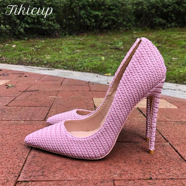 dress shoes tikicup pink women woven fabric pointed toe stiletto pumps ladies wedding bridemaids 8cm 10cm 12cm high heels size 33-45, Black
dress shoes tikicup pink women woven fabric pointed toe stiletto pumps ladies wedding bridemaids 8cm 10cm 12cm high heels size 33-45, Black
