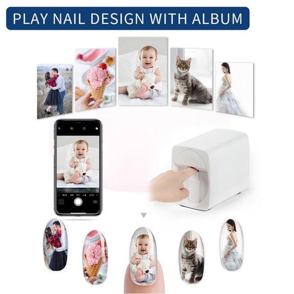 nail art equipment o2nails portable mini automatic 3d smart wifi digital printer machine, Silver
nail art equipment o2nails portable mini automatic 3d smart wifi digital printer machine, Silver