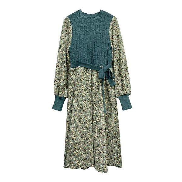 casual dresses brown khaki green o neck long sleeve fit and flare floral corduroy patchwork knitted autumn dress elegant midi mid calf d3050, Black;gray
casual dresses brown khaki green o neck long sleeve fit and flare floral corduroy patchwork knitted autumn dress elegant midi mid calf d3050, Black;gray