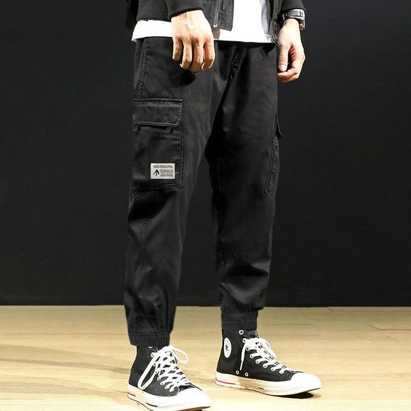 men's pants overalls summer thin trendy versatile youth ankle-tied student harem loose casual men, Black
men's pants overalls summer thin trendy versatile youth ankle-tied student harem loose casual men, Black