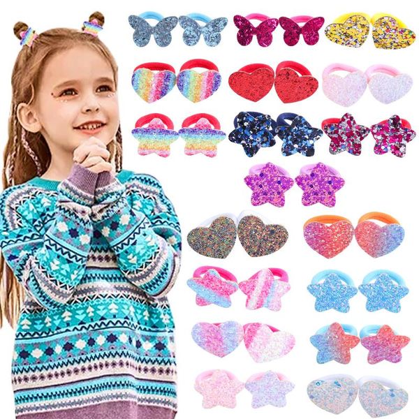 girl's high elastic towel ring rainbow gradient five pointed star love sequin rubber band hair accessories, Slivery;white
girl's high elastic towel ring rainbow gradient five pointed star love sequin rubber band hair accessories, Slivery;white