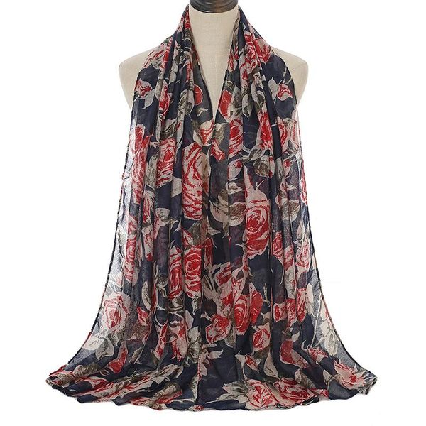 scarves 2021 arrival flower printed cotton scarf hijabs fashion floral women shawls big size muslim head wraps turbans 1pc retail, Blue;gray
scarves 2021 arrival flower printed cotton scarf hijabs fashion floral women shawls big size muslim head wraps turbans 1pc retail, Blue;gray
