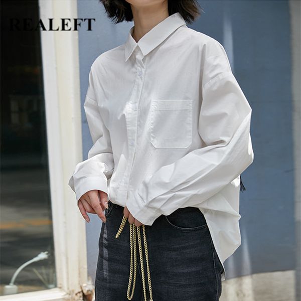 spring white color loose women's shirt female blouse tassel turn-down collar long sleeve korean style blouses 210428
spring white color loose women's shirt female blouse tassel turn-down collar long sleeve korean style blouses 210428