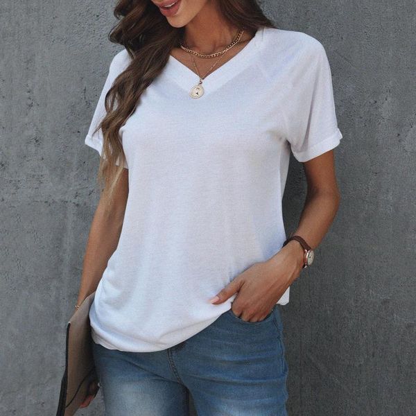women's t-shirt white tee summer women v neck tshirt solid color casual cotton for workoutd t-shirts female
women's t-shirt white tee summer women v neck tshirt solid color casual cotton for workoutd t-shirts female