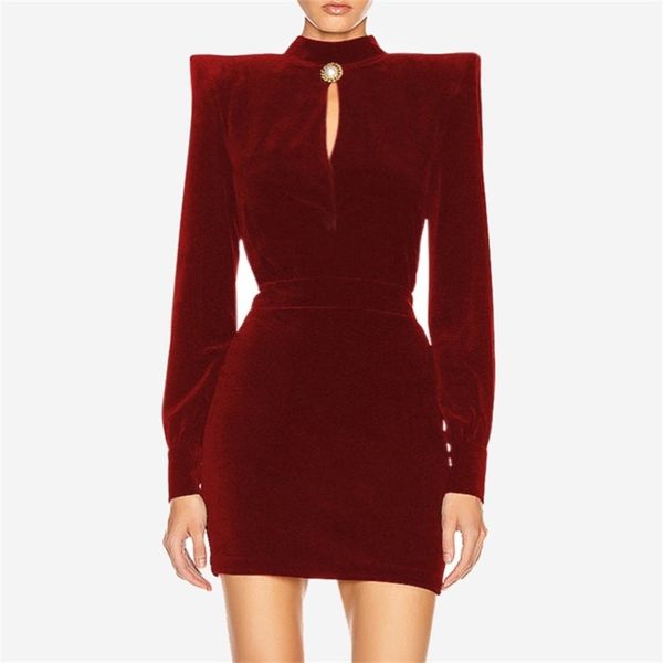runway designer velvet dress with belt fashion women stand collar bodycon sheath party mini dresses femme vestidos 210519, Black;gray
runway designer velvet dress with belt fashion women stand collar bodycon sheath party mini dresses femme vestidos 210519, Black;gray