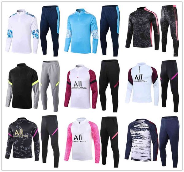 21 22 20 mens football tracksuit soccer tracksuit training suit 2020 2021 2022 men football training tracksuit survetement foot chandal tuta, Black
21 22 20 mens football tracksuit soccer tracksuit training suit 2020 2021 2022 men football training tracksuit survetement foot chandal tuta, Black