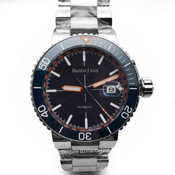 luxe montre mens de watches gray titanium wristwatches automatic movement black face metal strap orange scale hanbelson, Slivery;brown
luxe montre mens de watches gray titanium wristwatches automatic movement black face metal strap orange scale hanbelson, Slivery;brown