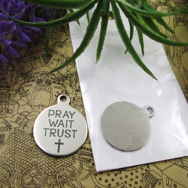 40pcs--stainless steel charms"pray wait trust" more style choosing diy pendants fo necklace, Bronze;silver
40pcs--stainless steel charms"pray wait trust" more style choosing diy pendants fo necklace, Bronze;silver