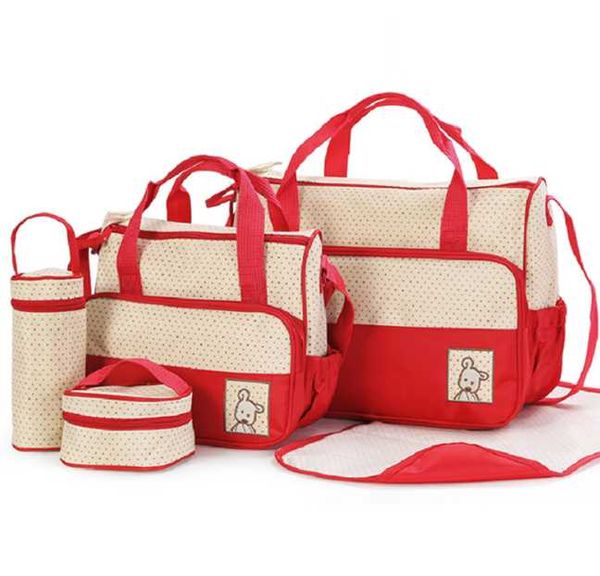 diaper bags 5 pcs baby bag set mummy stroller handbag maternity travel organizer hobos nappy changing mat milk bottle insulation
diaper bags 5 pcs baby bag set mummy stroller handbag maternity travel organizer hobos nappy changing mat milk bottle insulation