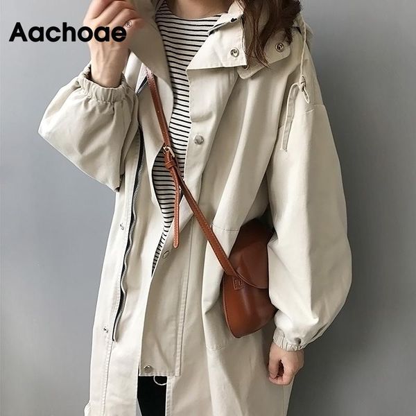 women's trench coats aachoae women solid color long autumn winter 2021 button up sleeve loose female fashion hoodie outerwear, Tan;black
women's trench coats aachoae women solid color long autumn winter 2021 button up sleeve loose female fashion hoodie outerwear, Tan;black