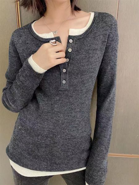 women's sweaters luxury designer wool sweater women long sleeve 2021 runway knitted ladies color patchwork jumper pullover, White;black
women's sweaters luxury designer wool sweater women long sleeve 2021 runway knitted ladies color patchwork jumper pullover, White;black