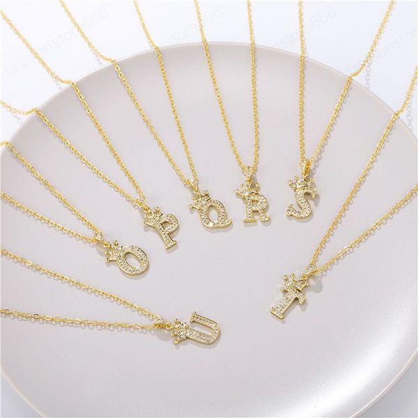vintage crystal zircon alphabet pendant necklaces for women men crown initial letter necklace goth gold chain jewelry collier, Silver
vintage crystal zircon alphabet pendant necklaces for women men crown initial letter necklace goth gold chain jewelry collier, Silver