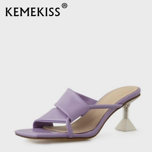 dress shoes kemekiss women slippers strange heels square toe solid color candy street sandals 2021 summer footwear size 33-40, Black
dress shoes kemekiss women slippers strange heels square toe solid color candy street sandals 2021 summer footwear size 33-40, Black