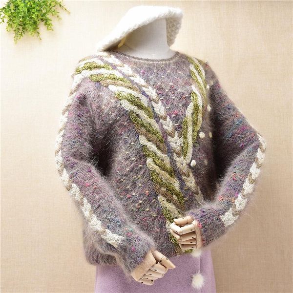 women's sweaters style women mohair angora wool double-layer crocheted pullover clothes custom desigan ladies blouses warm sweater, White;black
women's sweaters style women mohair angora wool double-layer crocheted pullover clothes custom desigan ladies blouses warm sweater, White;black