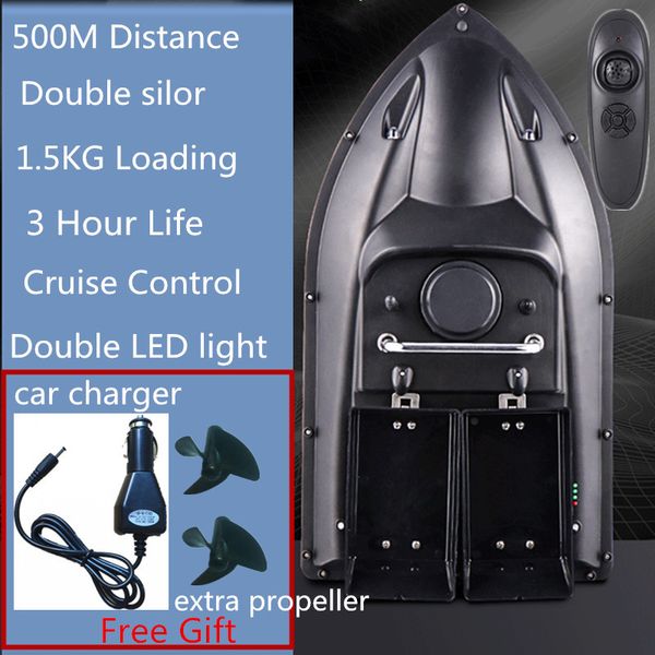 3 hour long time life 500m distance double hopper double motor fishing boat remote control fishing bait boat car charger
3 hour long time life 500m distance double hopper double motor fishing boat remote control fishing bait boat car charger