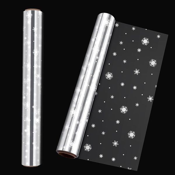 gift wrap thickness cellophane roll snowflake decorated bags to baskets arts & crafts (30x40cm)
gift wrap thickness cellophane roll snowflake decorated bags to baskets arts & crafts (30x40cm)