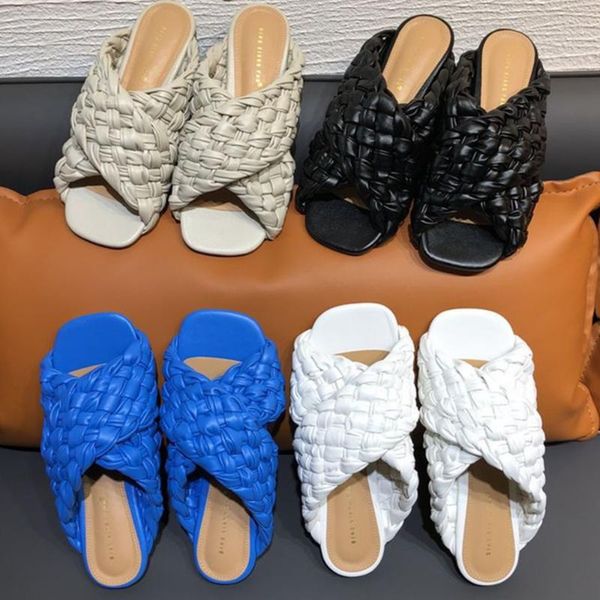 slippers termainoov women flats square toe weave comfort beach shoes big size candy fashion slidder, Black
slippers termainoov women flats square toe weave comfort beach shoes big size candy fashion slidder, Black