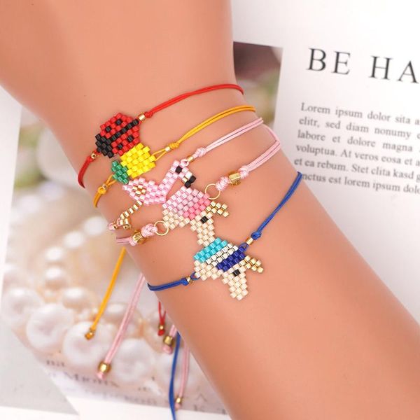 bracelet for kids cute animal flamingo pulsera childs fashion 2021 boho pineapple jewelry miyuki bracelets girl charm, Golden;silver
bracelet for kids cute animal flamingo pulsera childs fashion 2021 boho pineapple jewelry miyuki bracelets girl charm, Golden;silver
