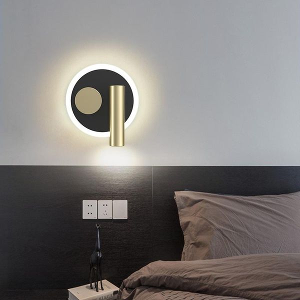 nordic modern minimalist iron wall lamp gold black bedroom bedside corridor el background home led decorative lighting
nordic modern minimalist iron wall lamp gold black bedroom bedside corridor el background home led decorative lighting
