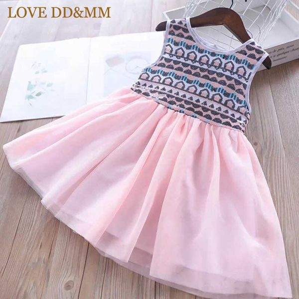 love dd&mm girls dresses spring kid's wear girls sweet embroidered sequins mesh stitching vest princess dress 210715, Red;yellow
love dd&mm girls dresses spring kid's wear girls sweet embroidered sequins mesh stitching vest princess dress 210715, Red;yellow