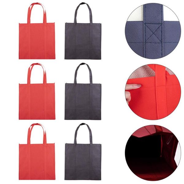 storage bags 25pc collapsible canvas tote reusable shopping grocery