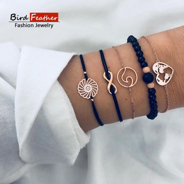 link, chain gold color bohemian handmade weave heart map bracelet sets women 2021 black rope bracelets retro jewelry accessories
link, chain gold color bohemian handmade weave heart map bracelet sets women 2021 black rope bracelets retro jewelry accessories