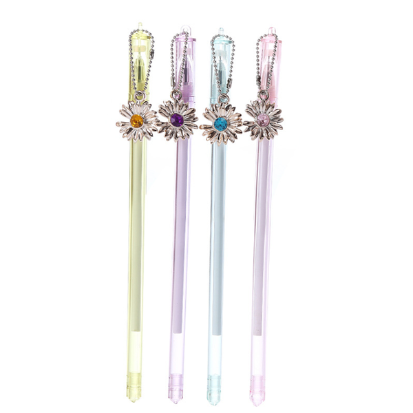 gel pens 4pc cute gemstone daisy pendant creative student pen stationery office school supplies black water-based signature
gel pens 4pc cute gemstone daisy pendant creative student pen stationery office school supplies black water-based signature