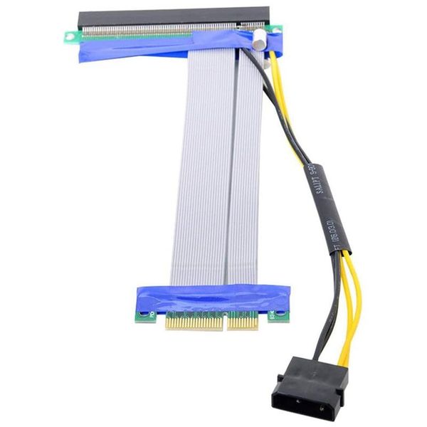 pci-e express 4x to 16x flex cable extender converter riser card adapter with 4pin power 15cm computer cables & connectors
pci-e express 4x to 16x flex cable extender converter riser card adapter with 4pin power 15cm computer cables & connectors