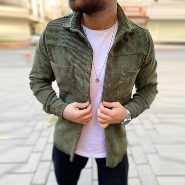 men's casual shirts 2021 autumn and winter corduroy shirt retro lapel button cardigan fashion street solid color, White;black
men's casual shirts 2021 autumn and winter corduroy shirt retro lapel button cardigan fashion street solid color, White;black