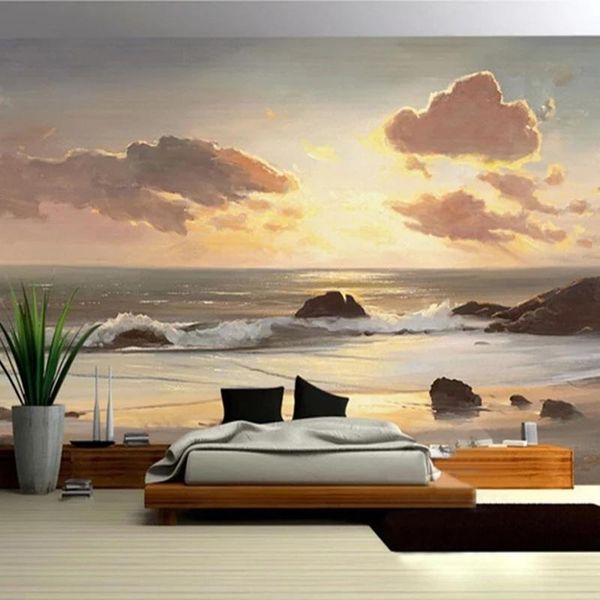 custom po mura self adhesive wallpaper 3d sea sunrise sunset beach waves nature landscape painting living room tv bedroom wallpapers
custom po mura self adhesive wallpaper 3d sea sunrise sunset beach waves nature landscape painting living room tv bedroom wallpapers