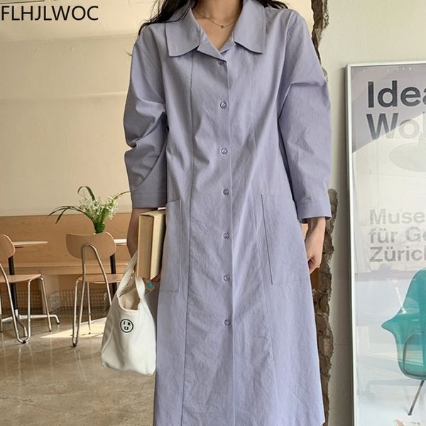 casual dresses chic korea design feminine women fashion solid blue white single breasted button long shirt fid5, Black;gray
casual dresses chic korea design feminine women fashion solid blue white single breasted button long shirt fid5, Black;gray