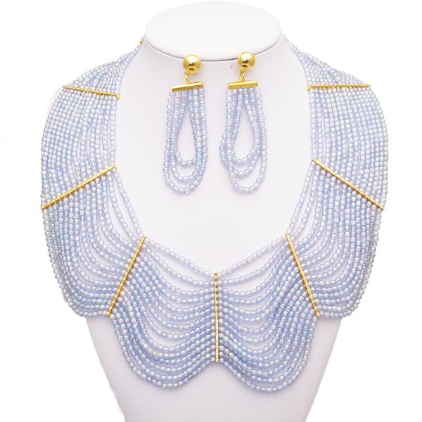 earrings & necklace yulaili bollywood wedding bridal jewelry set elegant style fashionperidot earring and sets, Silver
earrings & necklace yulaili bollywood wedding bridal jewelry set elegant style fashionperidot earring and sets, Silver