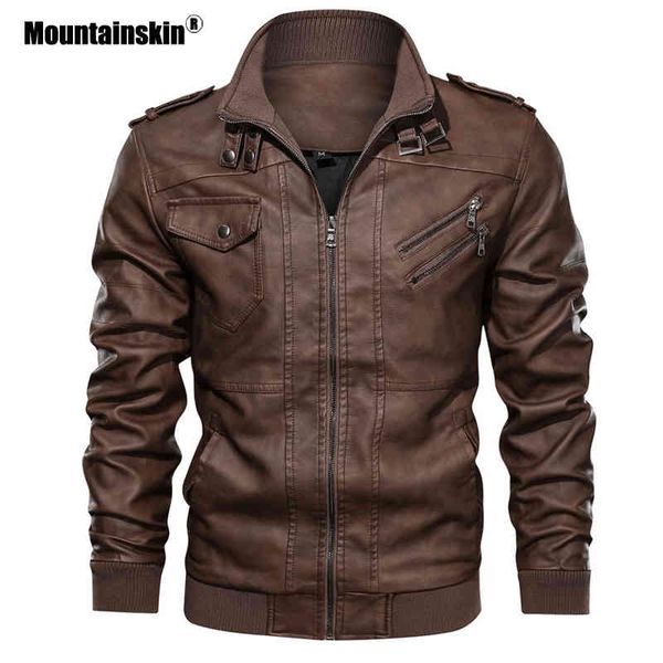 mountainskin men's leather jackets autumn men coats casual motorcycle pu jacket mens biker male brand eu size sa723, Black;brown
mountainskin men's leather jackets autumn men coats casual motorcycle pu jacket mens biker male brand eu size sa723, Black;brown