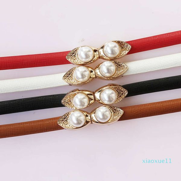 versatile pearl dress buckle leather belt women's decorative korean waist chain, Black;brown
versatile pearl dress buckle leather belt women's decorative korean waist chain, Black;brown
