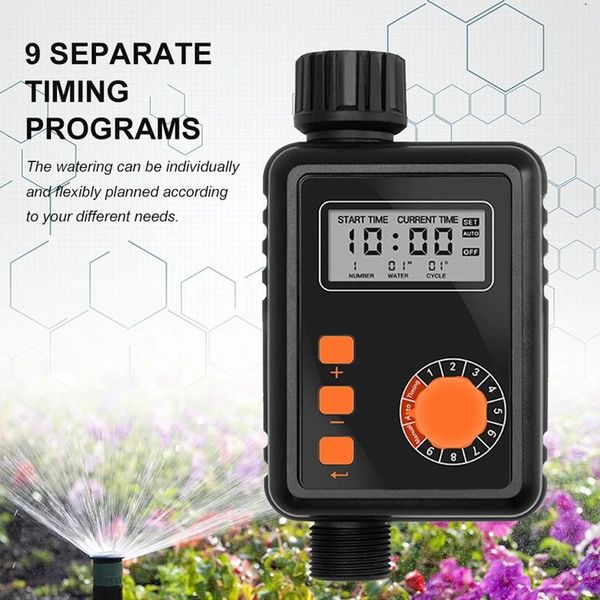 watering equipments lber automatic irrigation timer electronic regulator screen sprinkler controller 9 separate timing programs
watering equipments lber automatic irrigation timer electronic regulator screen sprinkler controller 9 separate timing programs
