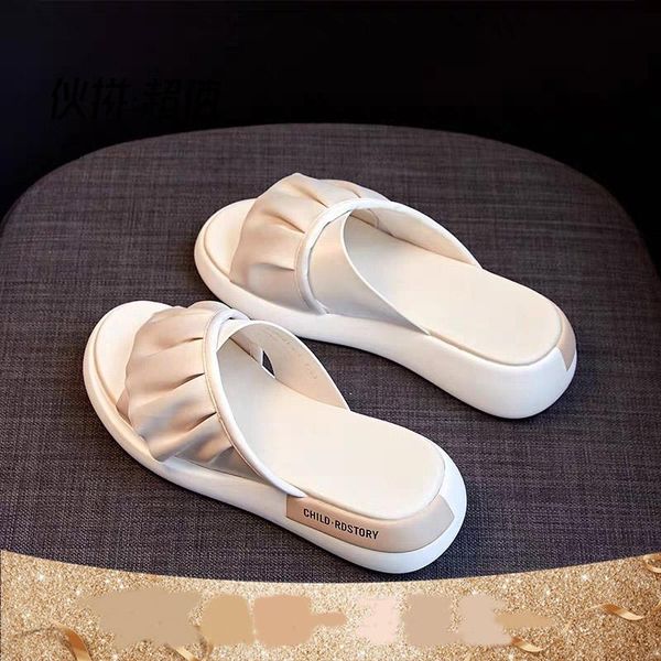 slippers women's sandals thick-soled non-slip wear-resistant soft pu material summer fashion outdoor solid shoes, Black
slippers women's sandals thick-soled non-slip wear-resistant soft pu material summer fashion outdoor solid shoes, Black