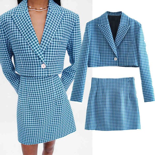 2 pieces za casual blazer+skirts spring autumn plaid office lady coat elegant fashion design women basic outfit coats 210422, White;black
2 pieces za casual blazer+skirts spring autumn plaid office lady coat elegant fashion design women basic outfit coats 210422, White;black